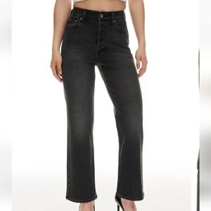 Denim Forum Arlo Straight High Rise Jeans